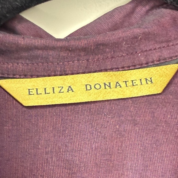 ELLIZA DONATEIN Purple Structured Office Careerwear Buttondown Shirt - Picture 3 of 8